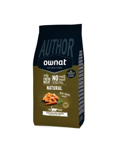 Ownat Author grain free sterilized fresh chicken katze