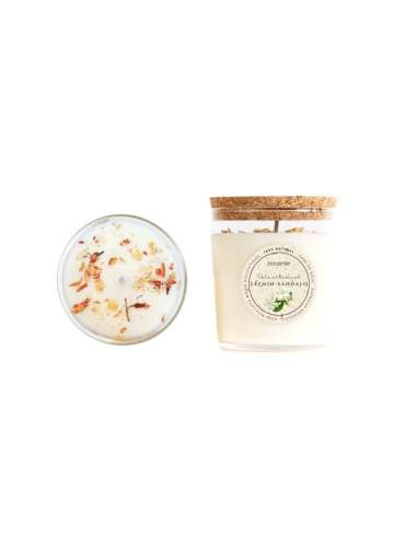 Natural soy wax candle JAZMINE AND SANDALWOOD