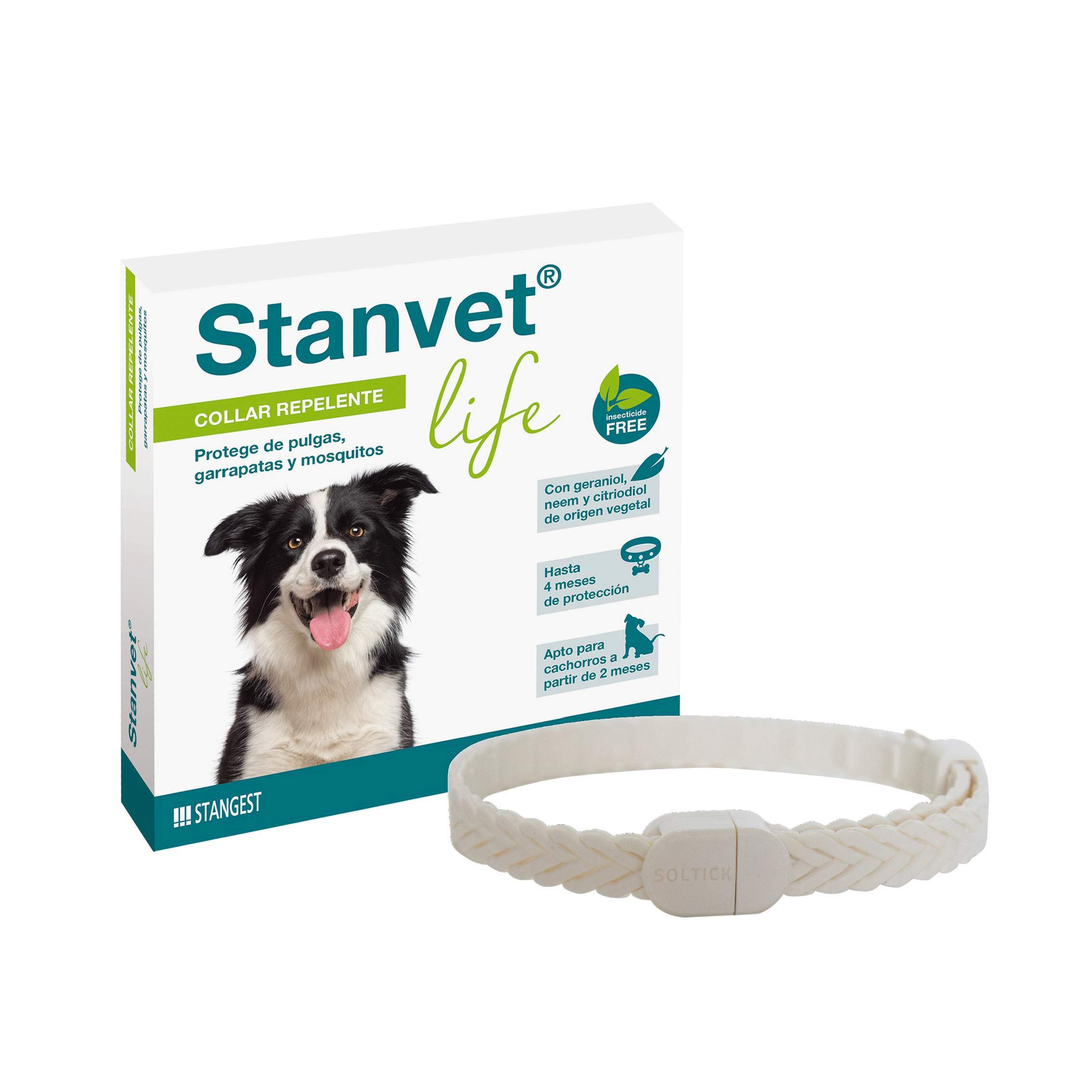 Stanvet Life Natural Collar Antiparasitic Stangest Masdemascotas